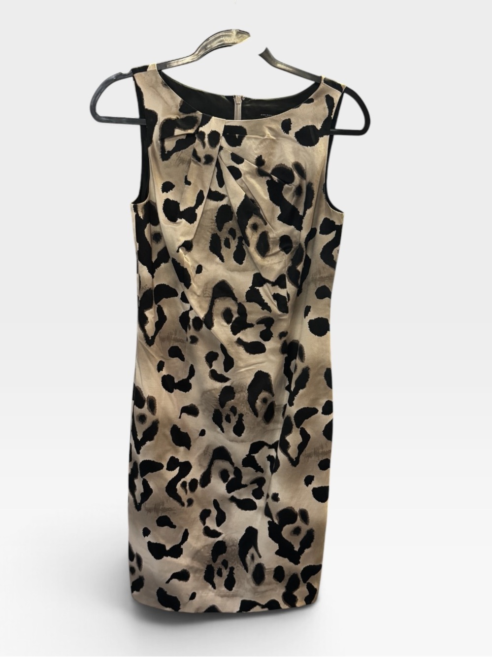 Ann Taylor Silk Blend Animal Print Sheath Dress – Size 2